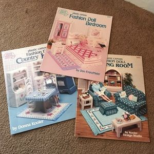 Vintage Plastic Canvas Fashion Doll Patterns